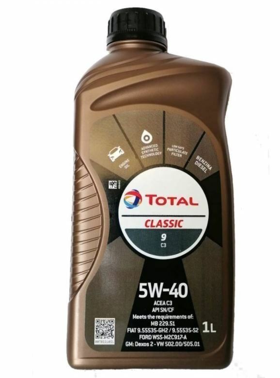 TOTAL CLASSIC C3 5W40 LT. 1