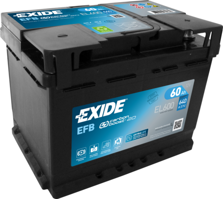 Batt. Exide EFB 60Ah 640En L02 DX